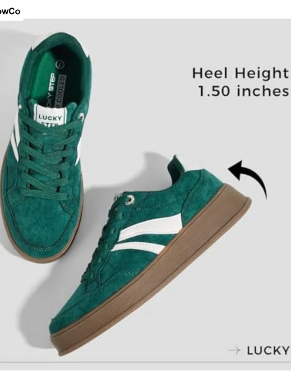 Women's Platform Sneakers Faux Suede Casual Retro Lace-Up Comfort Walking Shoes